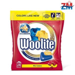 قرص بالشتکی لباس های رنگی 28 عددی وولت woolite
